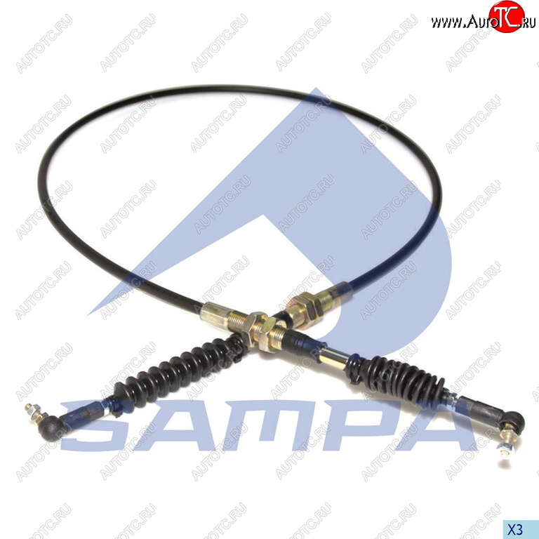2 349 р. Трос акселератора L=1700мм RENAULT Magnum SAMPA SAMPA 079.326  с доставкой в г. Майкоп