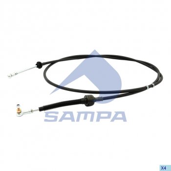 7 999 р. Трос RENAULT переключения КПП L=3680мм SAMPA SAMPA 079.339  с доставкой в г. Майкоп. Увеличить фотографию 1