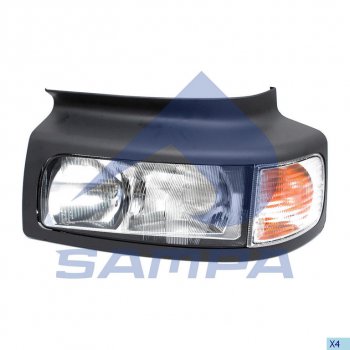 7 799 р. Фара RENAULT Premium левая SAMPA SAMPA 079.416  с доставкой в г. Майкоп. Увеличить фотографию 1