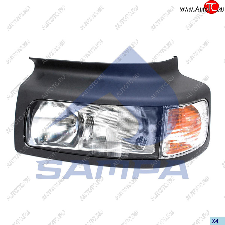 7 799 р. Фара RENAULT Premium левая SAMPA SAMPA 079.416  с доставкой в г. Майкоп