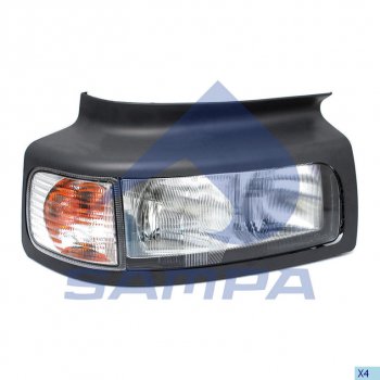 8 549 р. Фара RENAULT Premium правая SAMPA SAMPA 079.417  с доставкой в г. Майкоп. Увеличить фотографию 1