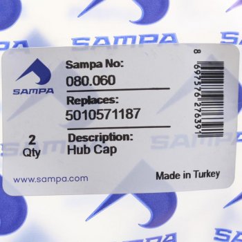 194 р. Крышка RENAULT Premium ступицы SAMPA SAMPA 080.060  с доставкой в г. Майкоп. Увеличить фотографию 2