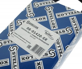1 149 р. Ремень приводной поликлиновой 8PK1420 STELLOX STELLOX 08-01420-sx  с доставкой в г. Майкоп. Увеличить фотографию 4
