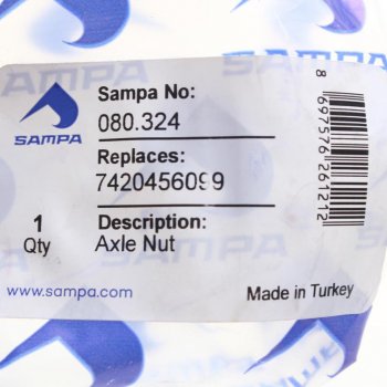 429 р. Гайка VOLVO FH12 ступицы задней (M52x2) SAMPA SAMPA 080.324  с доставкой в г. Майкоп. Увеличить фотографию 3