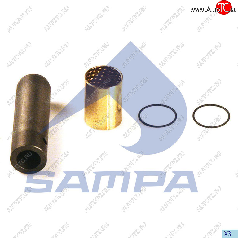 579 р. Ремкомплект RENAULT колодок тормозных (палец,втулки,упл.кольца) SAMPA SAMPA 080.545  с доставкой в г. Майкоп