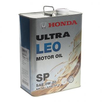 6 649 р. Масло моторное HONDA 0W20 синт.4л ULTRA LEO SN OE HONDA 08227-99974  с доставкой в г. Майкоп. Увеличить фотографию 1