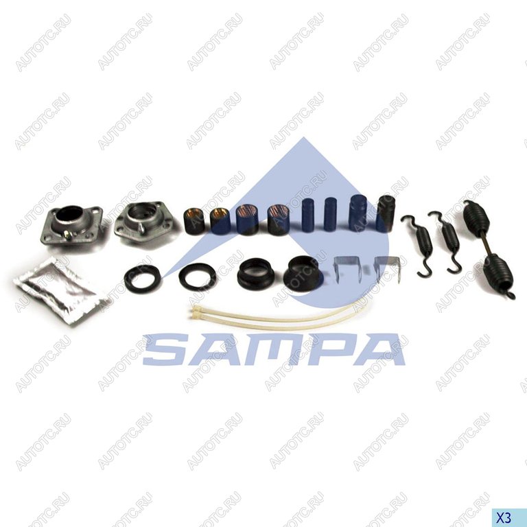 2 699 р. Ремкомплект ROR вала тормозного и колодок SAMPA SAMPA 085.521  с доставкой в г. Майкоп