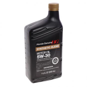 1 129 р. Масло моторное HONDA 5W30 псинт.08798-9134 0.946 л OE HONDA 08798-9134  с доставкой в г. Майкоп. Увеличить фотографию 1