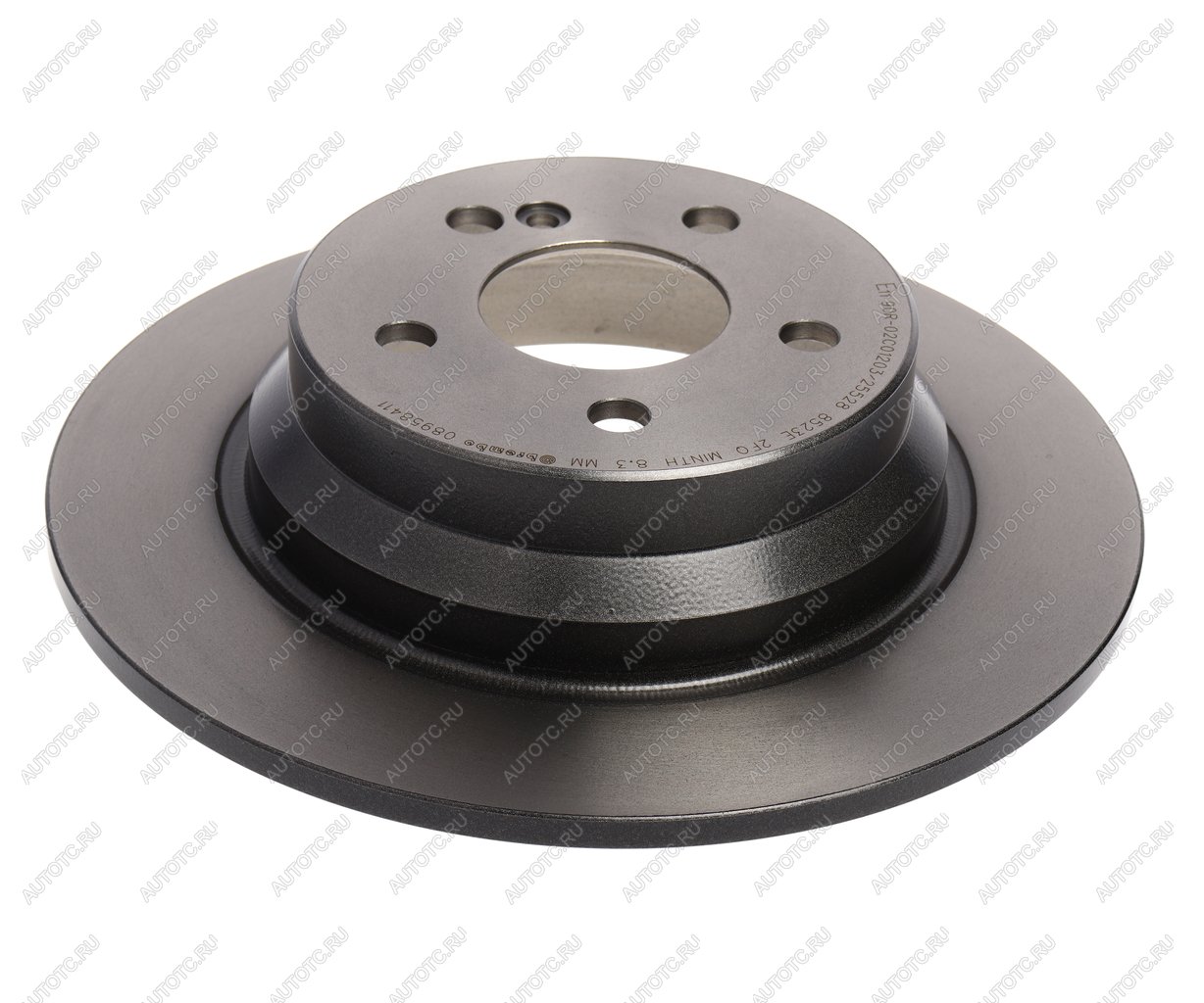 4 099 р. Диск тормозной MERCEDES E (W211,W212) (02-) задний (1шт.) BREMBO BREMBO 08.9584.11  с доставкой в г. Майкоп