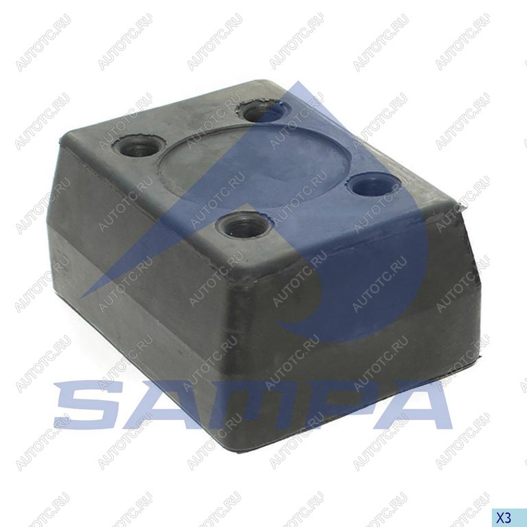 929 р. Буфер SCHMITZ полуприцепа парковочный 163х75х124мм SAMPA SAMPA 091.209  с доставкой в г. Майкоп