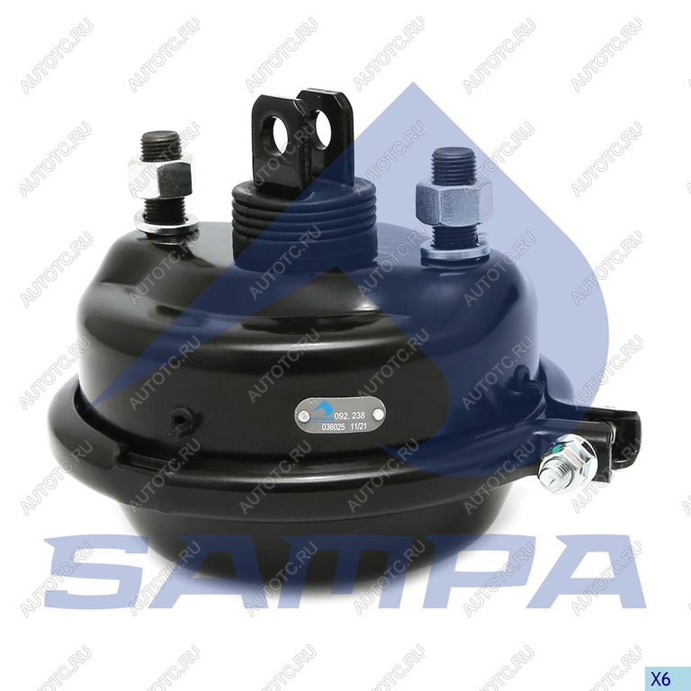 2 579 р. Камера тормоза MAN TGA тип 27 SAMPA SAMPA 092.238-01  с доставкой в г. Майкоп