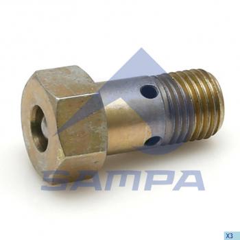 499 р. Клапан топливный ТНВД (M14х1.5)(2.0-2.5bar) MAN MERCEDES SCANIA VOLVO SAMPA SAMPA 092.339  с доставкой в г. Майкоп. Увеличить фотографию 4