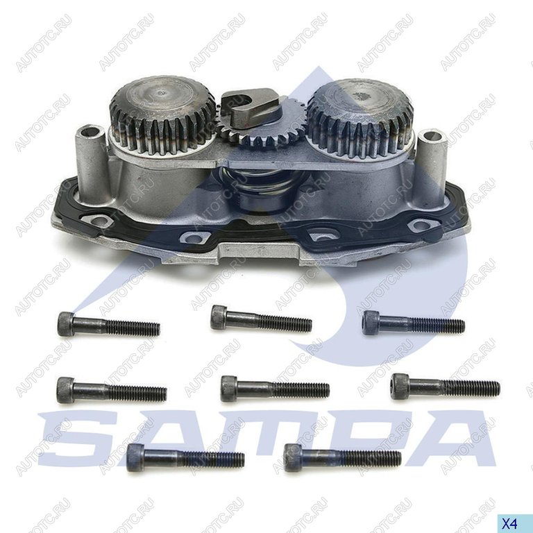 6 499 р. Ремкомплект суппорта MERITOR Elsa (корпус направляющих в сборе,прокладка,болты) SAMPA SAMPA 094.607  с доставкой в г. Майкоп