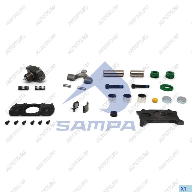 12 449 р. Ремкомплект суппорта WABCO MAX22 левый (полный) SAMPA SAMPA 094.915  с доставкой в г. Майкоп