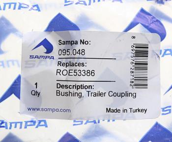 236 р. Втулка ROCKINGER петли дышла прицепа SAMPA SAMPA 095.048  с доставкой в г. Майкоп. Увеличить фотографию 3