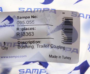539 р. Втулка ROCKINGER петли дышла прицепа SAMPA SAMPA 095.055  с доставкой в г. Майкоп. Увеличить фотографию 3