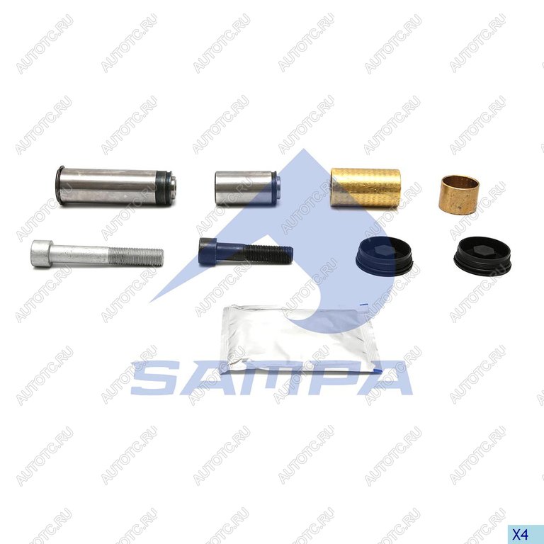 1 469 р. Ремкомплект суппорта BPW TSB3709 (направляющие) SAMPA SAMPA 095.925  с доставкой в г. Майкоп
