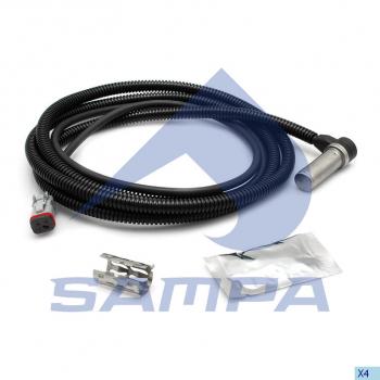 1 139 р. Датчик АБС КАМАЗ RENAULT колеса правого прямой (L=2400мм) SAMPA SAMPA 096.360  с доставкой в г. Майкоп. Увеличить фотографию 1