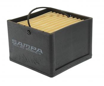 429 р. Фильтр топливный MAN сепаратора квадратный (76x76x54) SAMPA SAMPA 022.383-01  с доставкой в г. Майкоп. Увеличить фотографию 1