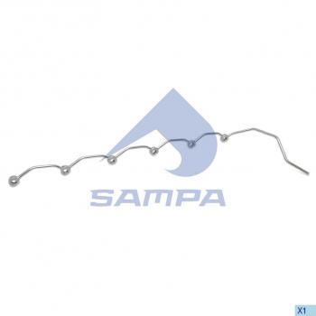 4 199 р. Трубка MAN системы охлаждения (отводная к расширительному бачку) SAMPA SAMPA 023.056  с доставкой в г. Майкоп. Увеличить фотографию 1