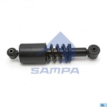 2 899 р. Амортизатор MAN TGA кабины задний с пружиной (252349 OO) SAMPA SAMPA 023.305-01  с доставкой в г. Майкоп. Увеличить фотографию 1