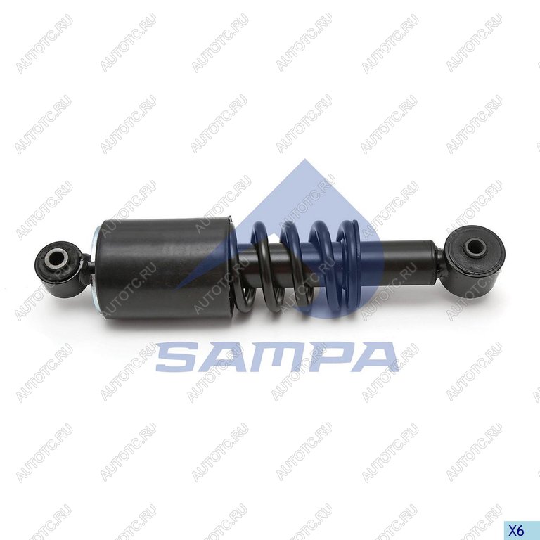 2 899 р. Амортизатор MAN TGA кабины задний с пружиной (252349 OO) SAMPA SAMPA 023.305-01  с доставкой в г. Майкоп