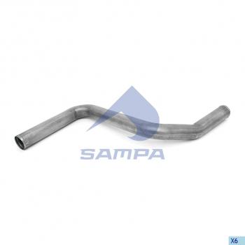 5 799 р. Труба MAN TGA системы охлаждения ретардера передняя (ЕВРО-6) SAMPA SAMPA 023.447  с доставкой в г. Майкоп. Увеличить фотографию 1