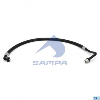 7 449 р. Шланг MAN TGA,TGS подачи охлаждающей жидкости SAMPA SAMPA 024.065  с доставкой в г. Майкоп. Увеличить фотографию 1