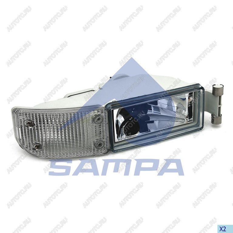3 099 р. Фара противотуманная MAN TGA с белым указателем поворота правая SAMPA SAMPA 024.086  с доставкой в г. Майкоп