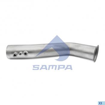 8 349 р. Труба приемная глушителя MAN SAMPA SAMPA 024.125  с доставкой в г. Майкоп. Увеличить фотографию 1
