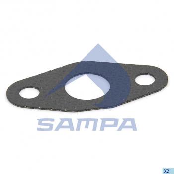 135 р. Прокладка MAN дв.D2066 турбокомпрессора на подачу масла SAMPA SAMPA 024.214  с доставкой в г. Майкоп. Увеличить фотографию 1