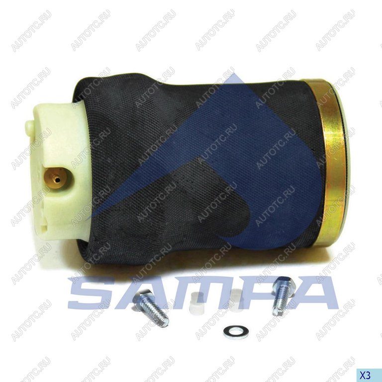 1 099 р. Амортизатор VOLVO сиденья водителя (пневмо) SAMPA SAMPA 030.338-01  с доставкой в г. Майкоп