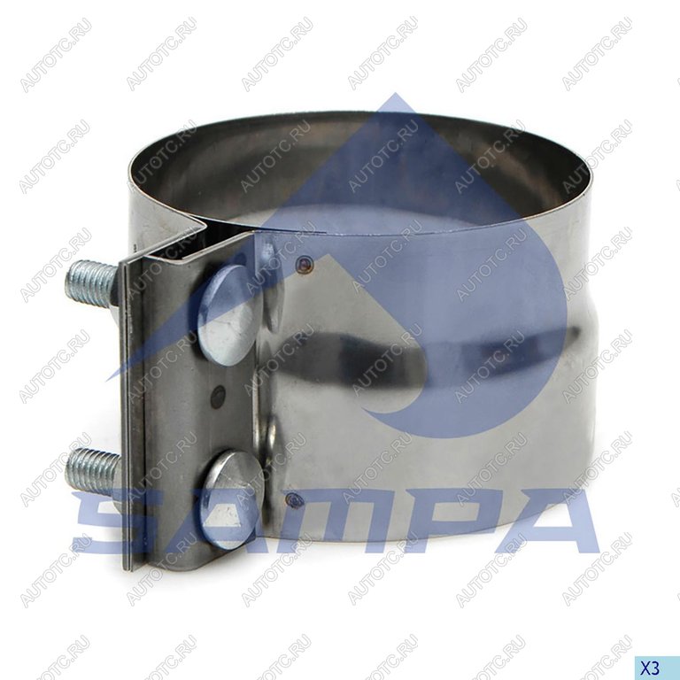 929 р. Хомут глушителя VOLVO FL переходной (d1=101.6 d2=106.6) SAMPA SAMPA 030.446  с доставкой в г. Майкоп