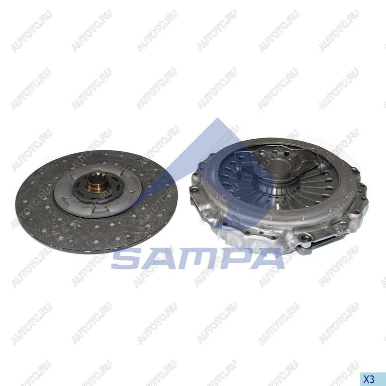 39 999 р. Сцепление VOLVO FH комплект d=430 SAMPA SAMPA 030.698-01  с доставкой в г. Майкоп
