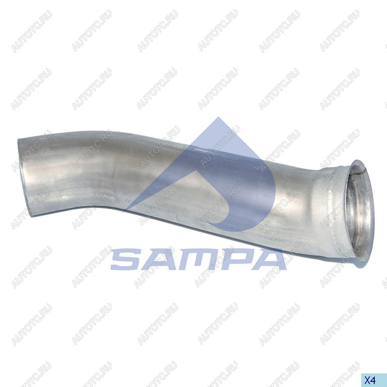 3 599 р. Труба приемная глушителя VOLVO FH SAMPA SAMPA 031.373  с доставкой в г. Майкоп