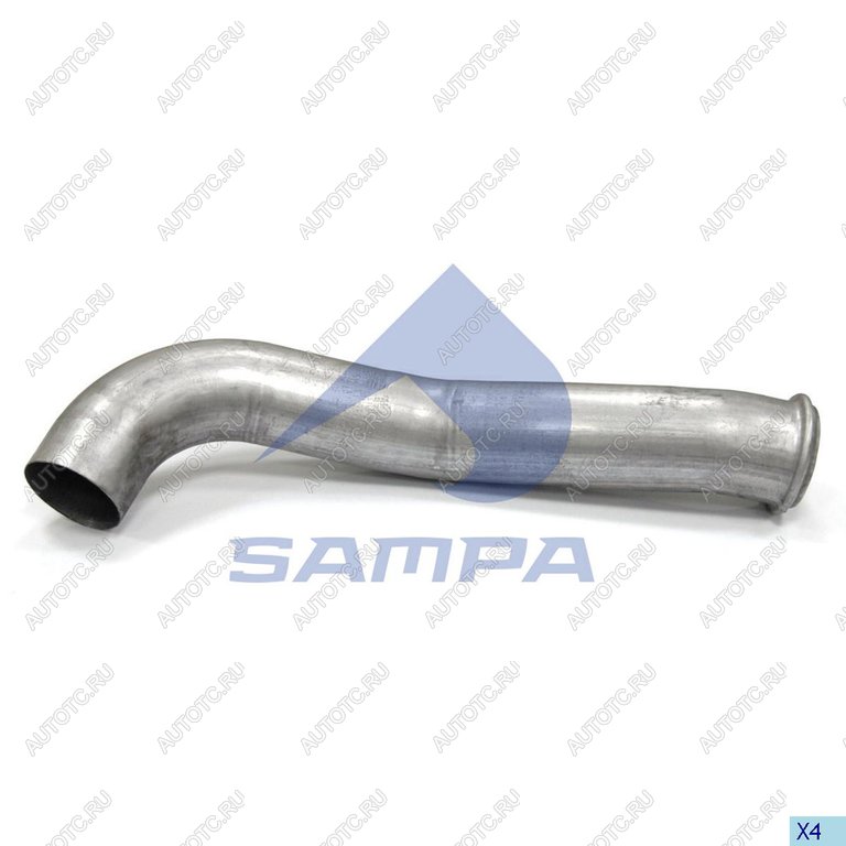 3 999 р. Труба приемная глушителя VOLVO FH SAMPA SAMPA 031.395  с доставкой в г. Майкоп