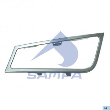 329 р. Рамка VOLVO фары левой SAMPA SAMPA 032.223  с доставкой в г. Майкоп. Увеличить фотографию 1