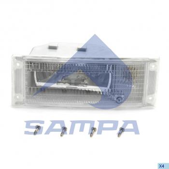 2 999 р. Фара противотуманная VOLVO FH16,FM12 левая SAMPA SAMPA 032.238  с доставкой в г. Майкоп. Увеличить фотографию 1