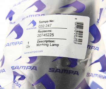 729 р. Фонарь габаритный VOLVO габаритный белый SAMPA SAMPA 032.247  с доставкой в г. Майкоп. Увеличить фотографию 3