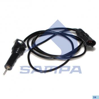1 289 р. Датчик износа тормозных колодок VOLVO L=1850мм SAMPA SAMPA 032.358  с доставкой в г. Майкоп. Увеличить фотографию 1