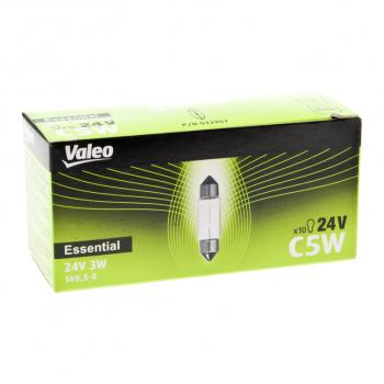 25 р. Лампа 24V C5W SV8.5 (1шт.) Essential VALEO VALEO 032957  с доставкой в г. Майкоп. Увеличить фотографию 3