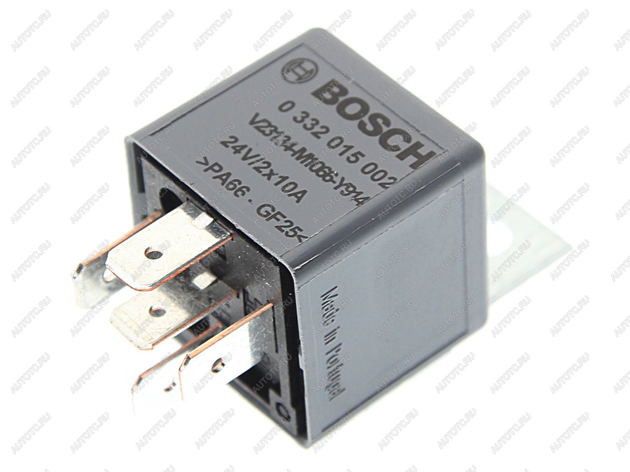 2 599 р. Реле электромагнитное 24V 5-ти контактное (2х10A) BOSCH BOSCH 0332015002  с доставкой в г. Майкоп