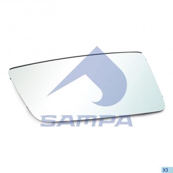 2 359 р. Элемент зеркальный VOLVO FH 4 ver. левый с подогревом SAMPA SAMPA 034.391  с доставкой в г. Майкоп. Увеличить фотографию 3