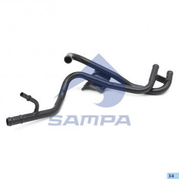8 349 р. Трубка VOLVO FH отопителя SAMPA SAMPA 034.450  с доставкой в г. Майкоп. Увеличить фотографию 1