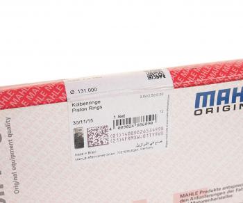 4 299 р. Кольца поршневые RENAULT (DXi13) VOLVO (D13) d=131.00 (на 1 поршень) MAHLE MAHLE 03873n0  с доставкой в г. Майкоп. Увеличить фотографию 4