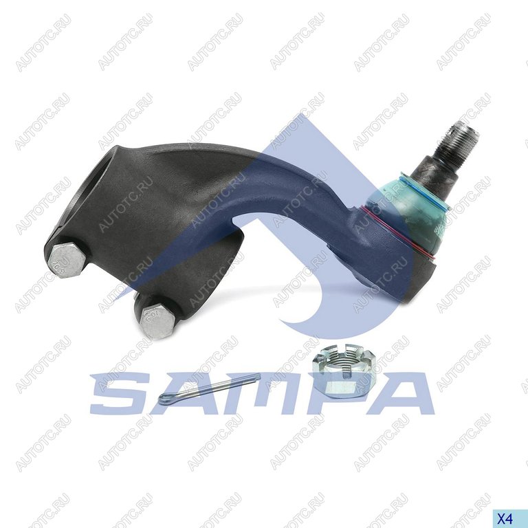 3 499 р. Наконечник рулевой тяги VOLVO правый SAMPA SAMPA 097.030-01  с доставкой в г. Майкоп