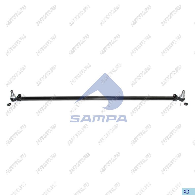 6 499 р. Тяга рулевая SCANIA 3,4 series поперечная L=1736мм SAMPA SAMPA 097.048-01  с доставкой в г. Майкоп