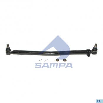 3 369 р. Тяга рулевая IVECO продольная L=820мм SAMPA SAMPA 097.074-01  с доставкой в г. Майкоп. Увеличить фотографию 1