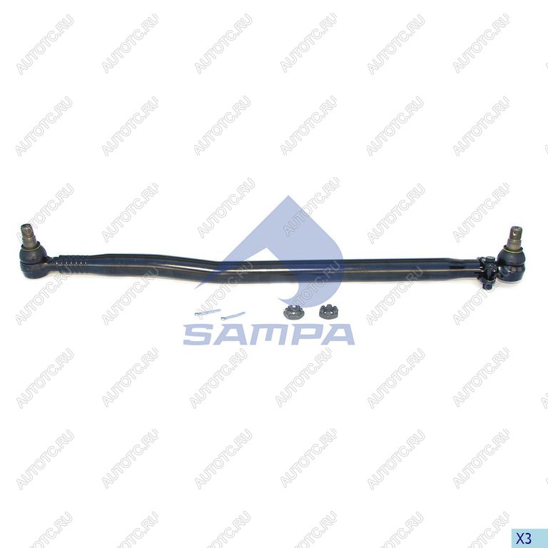 4 949 р. Тяга рулевая MAN продольная L=1060мм SAMPA SAMPA 097.299-01  с доставкой в г. Майкоп