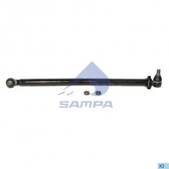 4 169 р. Тяга рулевая MERCEDES Atego продольная L=837мм SAMPA SAMPA 097.319-01  с доставкой в г. Майкоп. Увеличить фотографию 1